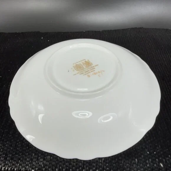 Antique Paragon Cabbage Rose Tea Cup and Saucer Set Heavy Gold Pattern England